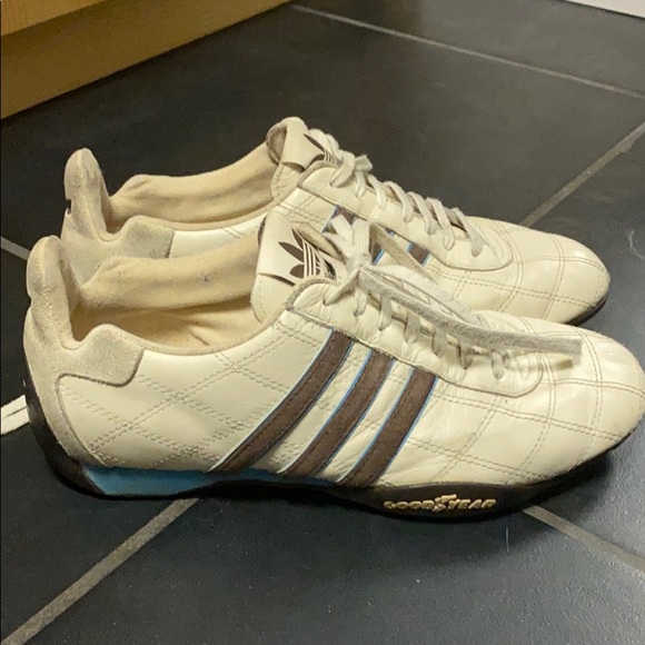 ADIDAS TUSCANY GOODYEAR Mens Trainers Size8 Rare Deadstock 2004 Collectors  £38.00 - PicClick UK